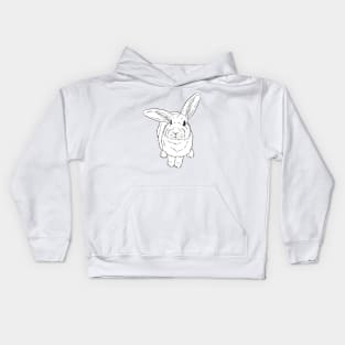 Wonky Kaninchen Kids Hoodie